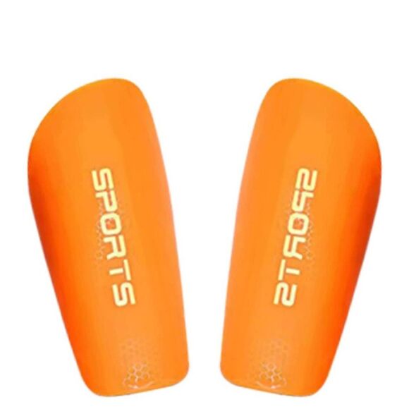 Sport Shin Shock Absorber Ultra Light Guards Size M Orange - Picture 1 of 6